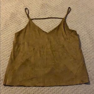Forever 21 Suede Tank Top